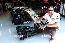 Patrick Dempsey (USA) Actor with the Sahara Force India F1 Team. 23.08.2015. Formula 1 World Championship, Rd 13, Belgian Grand Prix, Spa Francorchamps, Belgium, Race Day.