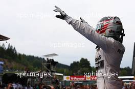 1st place Lewis Hamilton (GBR) Mercedes AMG F1. 23.08.2015. Formula 1 World Championship, Rd 13, Belgian Grand Prix, Spa Francorchamps, Belgium, Race Day.
