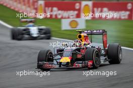 Daniil Kvyat (RUS) Red Bull Racing RB11. 23.08.2015. Formula 1 World Championship, Rd 13, Belgian Grand Prix, Spa Francorchamps, Belgium, Race Day.