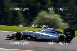 Felipe Massa (BRA) Williams FW37. 22.08.2015. Formula 1 World Championship, Rd 11, Belgian Grand Prix, Spa Francorchamps, Belgium, Qualifying Day.