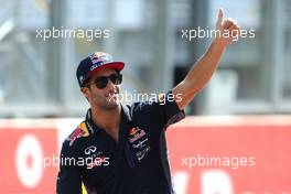 Daniel Ricciardo (AUS), Red Bull Racing  23.08.2015. Formula 1 World Championship, Rd 13, Belgian Grand Prix, Spa Francorchamps, Belgium, Race Day.