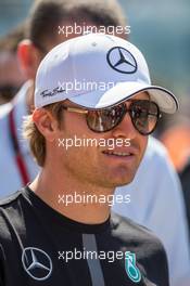 Nico Rosberg (GER) Mercedes AMG F1. 23.08.2015. Formula 1 World Championship, Rd 13, Belgian Grand Prix, Spa Francorchamps, Belgium, Race Day.