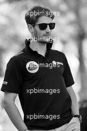 Romain Grosjean (FRA) Lotus F1 Team. 19.04.2015. Formula 1 World Championship, Rd 4, Bahrain Grand Prix, Sakhir, Bahrain, Race Day.