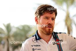 Rob Smedley (GBR),  Williams F1 Team, Chief Engineer  16.04.2015. Formula 1 World Championship, Rd 4, Bahrain Grand Prix, Sakhir, Bahrain, Preparation Day.