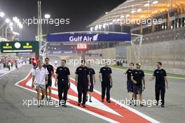 Marcus Ericsson (SWE), Sauber F1 Team and Felipe Nasr (BRA), Sauber F1 Team  16.04.2015. Formula 1 World Championship, Rd 4, Bahrain Grand Prix, Sakhir, Bahrain, Preparation Day.