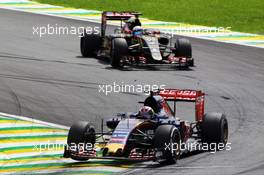 Max Verstappen (NLD) Scuderia Toro Rosso STR10. 15.11.2015. Formula 1 World Championship, Rd 18, Brazilian Grand Prix, Sao Paulo, Brazil, Race Day.