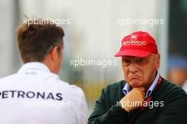 Niki Lauda (AUT) Mercedes Non-Executive Chairman. 14.11.2015. Formula 1 World Championship, Rd 18, Brazilian Grand Prix, Sao Paulo, Brazil, Qualifying Day.