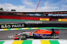 Alexander Rossi (USA) Manor Marussia F1 Team. 14.11.2015. Formula 1 World Championship, Rd 18, Brazilian Grand Prix, Sao Paulo, Brazil, Qualifying Day.