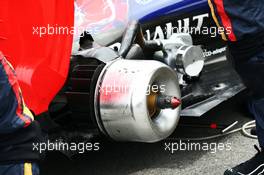 Scuderia Toro Rosso STR10 brake hub. 07.06.2015. Formula 1 World Championship, Rd 7, Canadian Grand Prix, Montreal, Canada, Race Day.