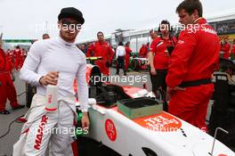 Will Stevens (GBR) Manor Marussia F1 Team on the grid. 07.06.2015. Formula 1 World Championship, Rd 7, Canadian Grand Prix, Montreal, Canada, Race Day.