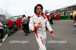 Roberto Merhi (ESP) Manor Marussia F1 Team on the grid. 07.06.2015. Formula 1 World Championship, Rd 7, Canadian Grand Prix, Montreal, Canada, Race Day.