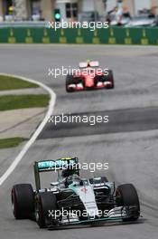 Nico Rosberg (GER) Mercedes AMG F1 W06. 07.06.2015. Formula 1 World Championship, Rd 7, Canadian Grand Prix, Montreal, Canada, Race Day.