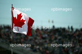 Canadian flag. 06.06.2015. Formula 1 World Championship, Rd 7, Canadian Grand Prix, Montreal, Canada, Qualifying Day.