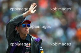 Daniil Kvyat (RUS) Red Bull Racing on the drivers parade. 07.06.2015. Formula 1 World Championship, Rd 7, Canadian Grand Prix, Montreal, Canada, Race Day.