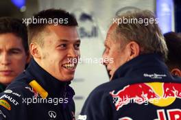(L to R): Daniil Kvyat (RUS) Red Bull Racing with Dr Helmut Marko (AUT) Red Bull Motorsport Consultant. 10.04.2015. Formula 1 World Championship, Rd 3, Chinese Grand Prix, Shanghai, China, Practice Day.