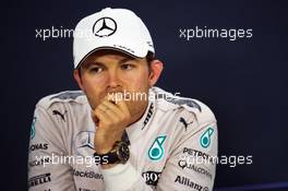 Nico Rosberg (GER) Mercedes AMG F1 in the FIA Press Conference. 12.04.2015. Formula 1 World Championship, Rd 3, Chinese Grand Prix, Shanghai, China, Race Day.