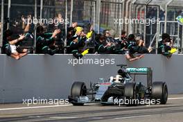 Lewis Hamilton (GBR), Mercedes AMG F1 Team  12.04.2015. Formula 1 World Championship, Rd 3, Chinese Grand Prix, Shanghai, China, Race Day.