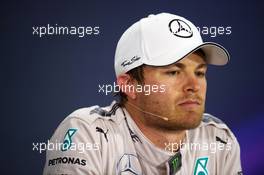 Nico Rosberg (GER) Mercedes AMG F1 in the FIA Press Conference. 12.04.2015. Formula 1 World Championship, Rd 3, Chinese Grand Prix, Shanghai, China, Race Day.