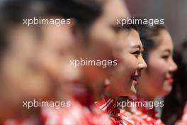 Grid girls 12.04.2015. Formula 1 World Championship, Rd 3, Chinese Grand Prix, Shanghai, China, Race Day.