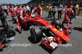 Sebastian Vettel (GER), Scuderia Ferrari  10.05.2015. Formula 1 World Championship, Rd 5, Spanish Grand Prix, Barcelona, Spain, Race Day.