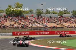 Daniel Ricciardo (AUS) Red Bull Racing RB11. 10.05.2015. Formula 1 World Championship, Rd 5, Spanish Grand Prix, Barcelona, Spain, Race Day.