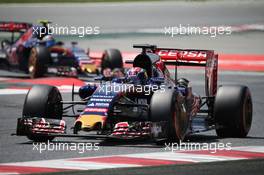 Max Verstappen (NLD) Scuderia Toro Rosso STR10. 10.05.2015. Formula 1 World Championship, Rd 5, Spanish Grand Prix, Barcelona, Spain, Race Day.