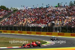 Sebastian Vettel (GER) Ferrari SF15-T. 10.05.2015. Formula 1 World Championship, Rd 5, Spanish Grand Prix, Barcelona, Spain, Race Day.