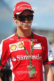 Esteban Gutierrez (MEX) Ferrari Test and Reserve Driver. 07.05.2015. Formula 1 World Championship, Rd 5, Spanish Grand Prix, Barcelona, Spain, Preparation Day.