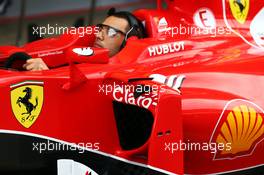 Ferrari SF15-T sidepod detail. 07.05.2015. Formula 1 World Championship, Rd 5, Spanish Grand Prix, Barcelona, Spain, Preparation Day.