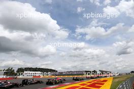 Start of the race 05.07.2015. Formula 1 World Championship, Rd 9, British Grand Prix, Silverstone, England, Race Day.