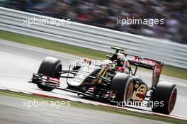 Pastor Maldonado (VEN) Lotus F1 E23. 04.07.2015. Formula 1 World Championship, Rd 9, British Grand Prix, Silverstone, England, Qualifying Day.