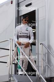 Lewis Hamilton (GBR) Mercedes AMG F1. 04.07.2015. Formula 1 World Championship, Rd 9, British Grand Prix, Silverstone, England, Qualifying Day.