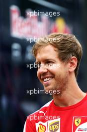 Sebastian Vettel (GER) Ferrari. 26.07.2015. Formula 1 World Championship, Rd 10, Hungarian Grand Prix, Budapest, Hungary, Race Day.