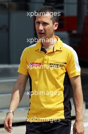 Remi Taffin (FRA) Renault Sport F1 Head of Track Operations. 23.07.2015. Formula 1 World Championship, Rd 10, Hungarian Grand Prix, Budapest, Hungary, Preparation Day.