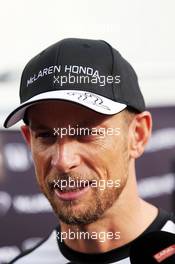 Jenson Button (GBR) McLaren. 03.09.2015. Formula 1 World Championship, Rd 12, Italian Grand Prix, Monza, Italy, Preparation Day.