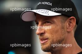 Jenson Button (GBR) McLaren. 03.09.2015. Formula 1 World Championship, Rd 12, Italian Grand Prix, Monza, Italy, Preparation Day.