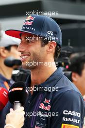 Daniel Ricciardo (AUS) Red Bull Racing. 03.09.2015. Formula 1 World Championship, Rd 12, Italian Grand Prix, Monza, Italy, Preparation Day.