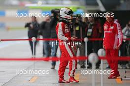 Sebastian Vettel (GER) Ferrari. 02.02.2015. Formula One Testing, Day Two, Jerez, Spain.