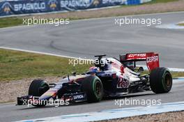 Max Verstappen (NLD) Scuderia Toro Rosso STR10. 02.02.2015. Formula One Testing, Day Two, Jerez, Spain.