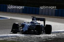 Felipe Massa (BRA) Williams FW37. 04.02.2015. Formula One Testing, Day Four, Jerez, Spain.