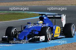 Marcus Ericsson (SWE) Sauber C34. 04.02.2015. Formula One Testing, Day Four, Jerez, Spain.