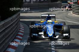 Marcus Ericsson (SWE) Sauber C34. 24.05.2015. Formula 1 World Championship, Rd 6, Monaco Grand Prix, Monte Carlo, Monaco, Race Day.