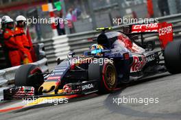 Carlos Sainz Jr (ESP) Scuderia Toro Rosso STR10. 23.05.2015. Formula 1 World Championship, Rd 6, Monaco Grand Prix, Monte Carlo, Monaco, Qualifying Day