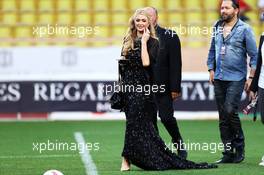 Paris Hilton (USA) at the charity football match. 19.05.2015. Formula 1 World Championship, Rd 6, Monaco Grand Prix, Monte Carlo, Monaco, Tuesday Soccer.