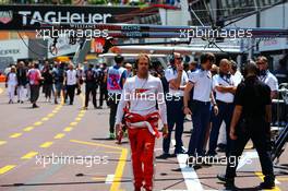 Sebastian Vettel (GER) Ferrari. 24.05.2015. Formula 1 World Championship, Rd 6, Monaco Grand Prix, Monte Carlo, Monaco, Race Day.