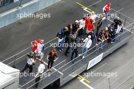 The drivers parade. 24.05.2015. Formula 1 World Championship, Rd 6, Monaco Grand Prix, Monte Carlo, Monaco, Race Day.