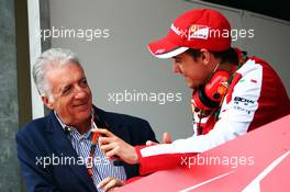 (L to R): Piero Ferrari (ITA) Ferrari Vice-President with Esteban Gutierrez (MEX) Ferrari Test and Reserve Driver. 21.05.2015. Formula 1 World Championship, Rd 6, Monaco Grand Prix, Monte Carlo, Monaco, Practice Day.