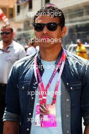 Thiago Silva (BRA) Footballer on the grid. 24.05.2015. Formula 1 World Championship, Rd 6, Monaco Grand Prix, Monte Carlo, Monaco, Race Day.