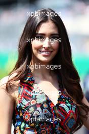 Grid girl. 01.11.2015. Formula 1 World Championship, Rd 17, Mexican Grand Prix, Mexixo City, Mexico, Race Day.