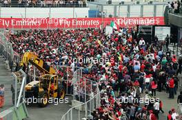 Fans. 01.11.2015. Formula 1 World Championship, Rd 17, Mexican Grand Prix, Mexixo City, Mexico, Race Day.